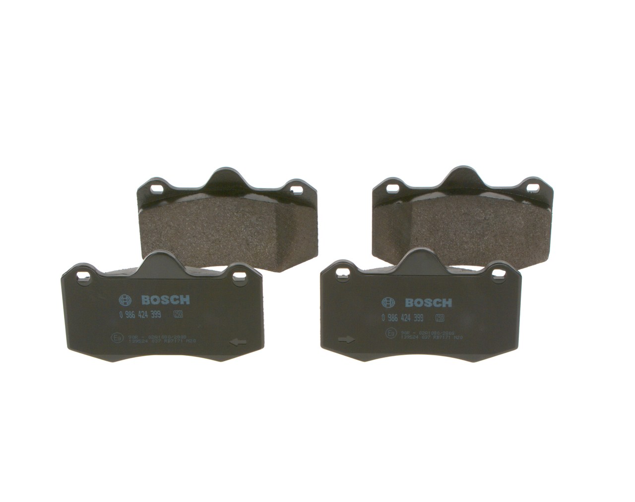 Compre Pastilhas de travão da BOSCH 0 986 424 399 a um preço baixo por 49,17 €