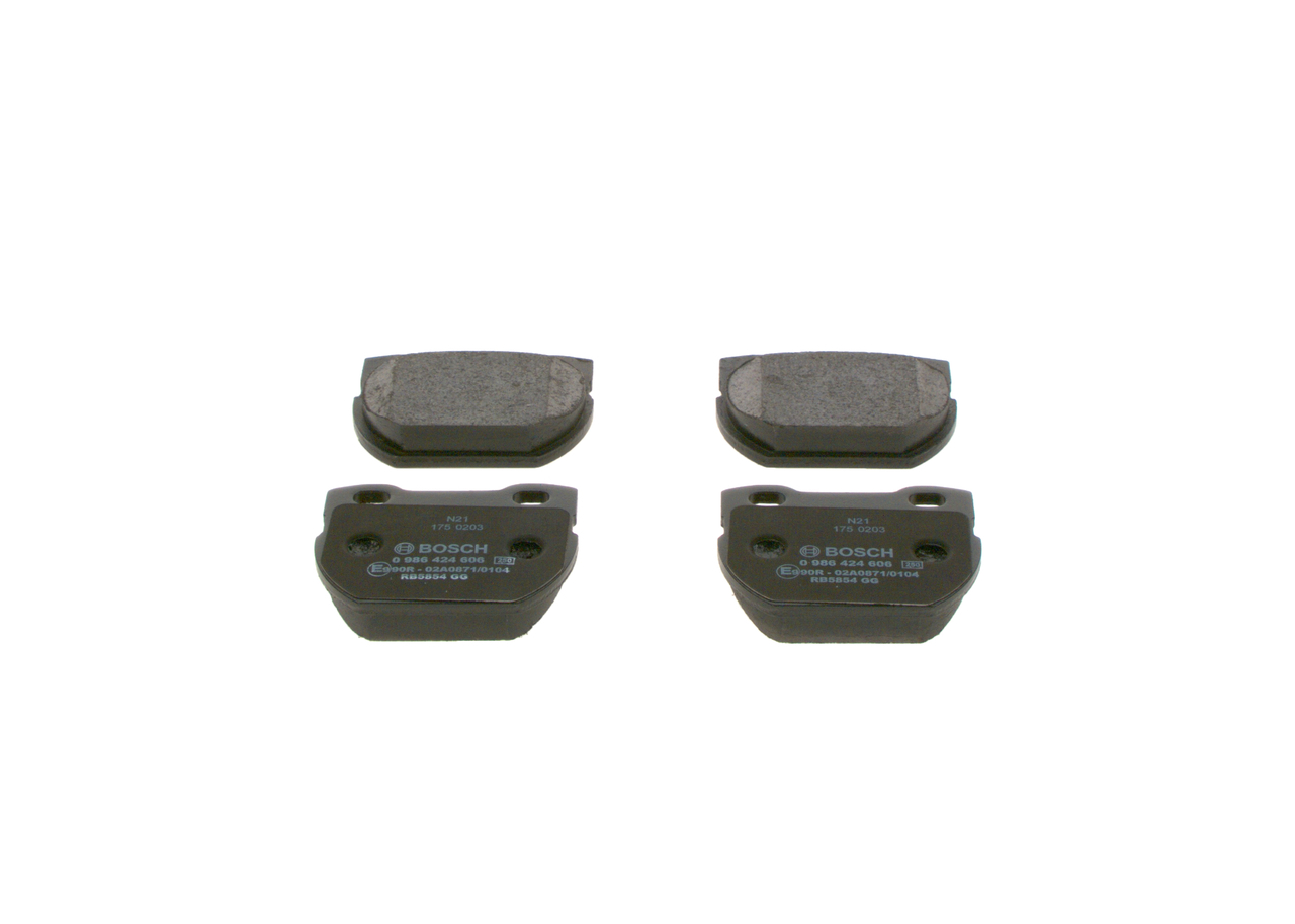 Compre Pastilhas de travão da BOSCH 0 986 424 606 a um preço baixo por 37,76 €