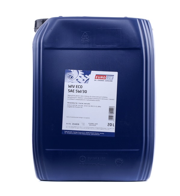 Motoröl 211020 von EUROLUB günstig für 154,65 € online kaufen