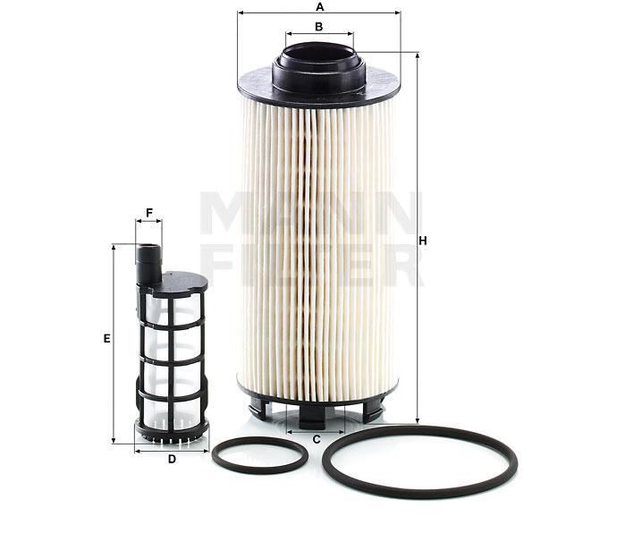 Köp Bränslefilter av MANN-FILTER PU 8010/1-2 x till det låga priset 587,19 kr
