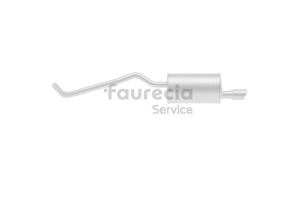 Kjøp Bakre eksospotte av Faurecia FS16052 til den lave prisen 1705,06 NOK