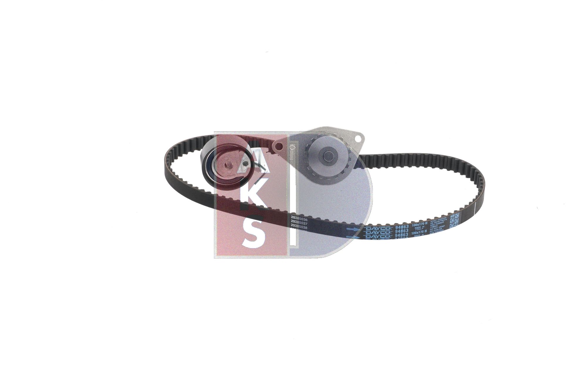 Achetez des Kit de distribution + pompe à eau AKS DASIS 570304N à prix pour 76,76 €