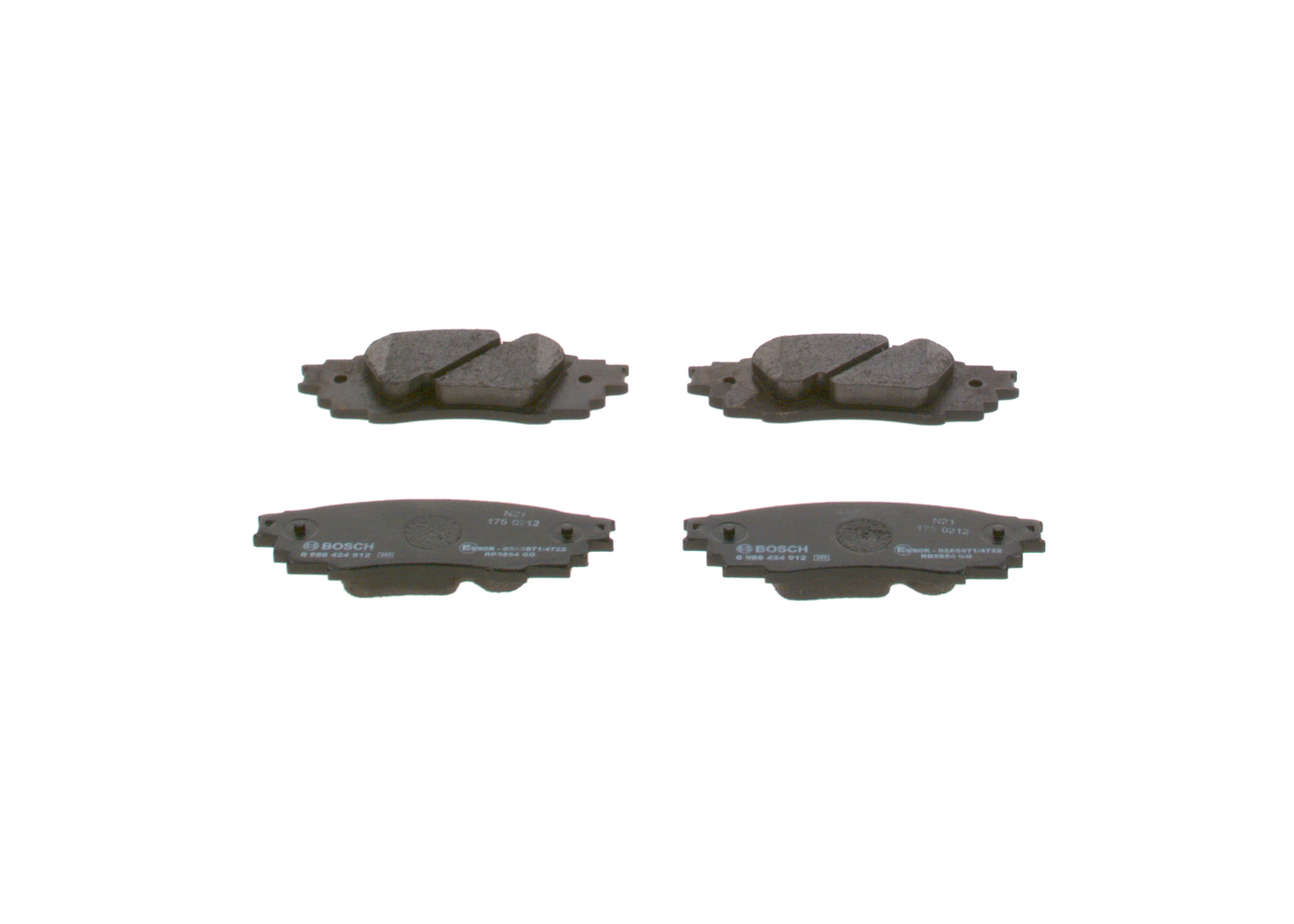 Acquista online BOSCH Kit pastiglie freni Art.: 0 986 424 912