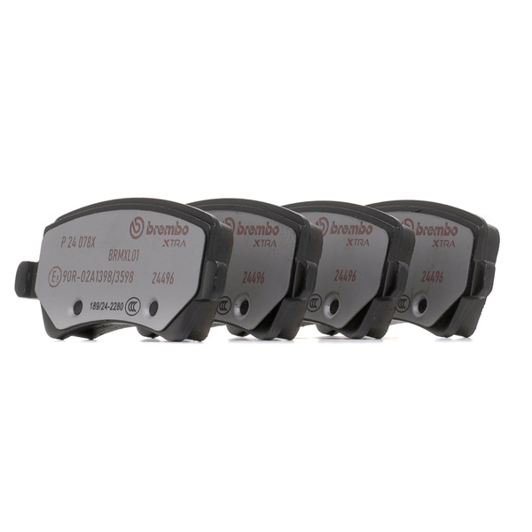 Köp Bromsbelägg av BREMBO P 24 078X till det låga priset 871,94 kr