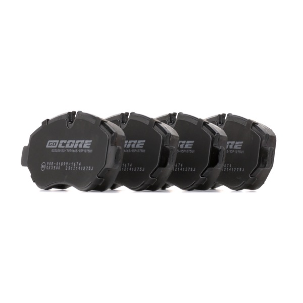 Achetez des Plaquettes de frein goCORE GCD020123 à prix pour 70,01 €