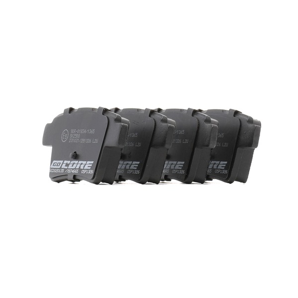 Achetez des Plaquettes de frein goCORE GCD020135 à prix pour 63,91 €