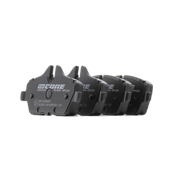 Achetez des Plaquettes de frein goCORE GCD020202 à prix pour 87,10 €
