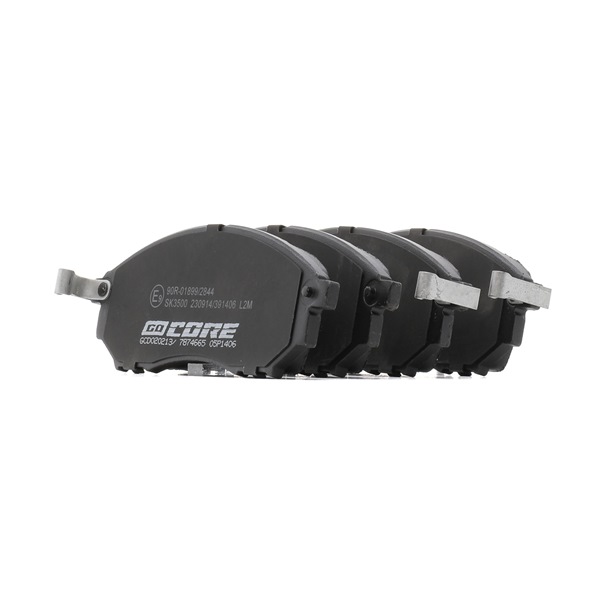 Achetez des goCORE Plaquettes de frein Art.: GCD020213 en ligne