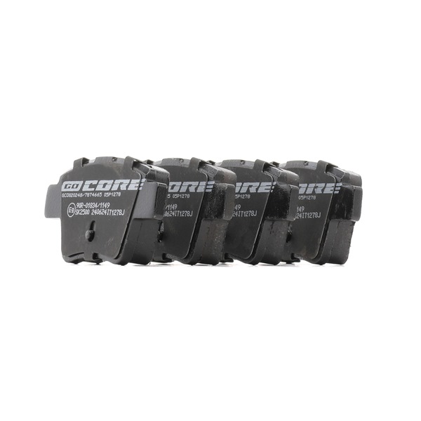 Achetez des goCORE Plaquettes de frein Art.: GCD020248 en ligne