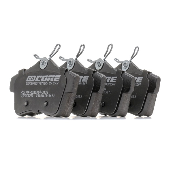 Achetez des Plaquettes de frein goCORE GCD020433 à prix pour 63,55 €