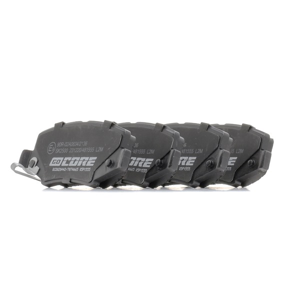 Achetez des Plaquettes de frein goCORE GCD020442 à prix pour 121,61 €