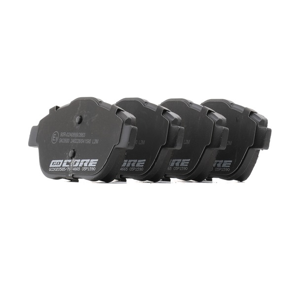 Achetez des Plaquettes de frein goCORE GCD020585 à prix pour 84,67 €