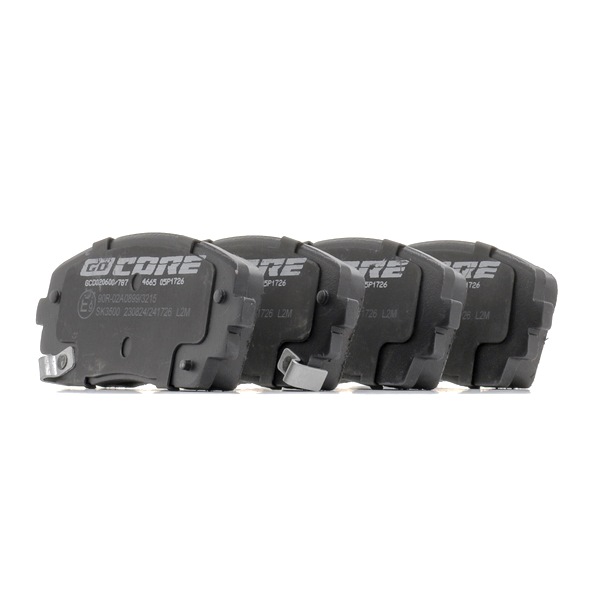 Achetez des Plaquettes de frein goCORE GCD020600 à prix pour 74,14 €