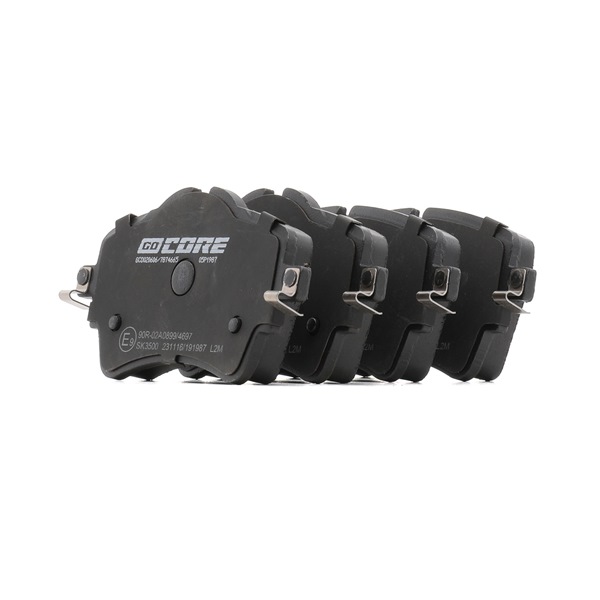 Achetez des Plaquettes de frein goCORE GCD020606 à prix pour 116,30 €