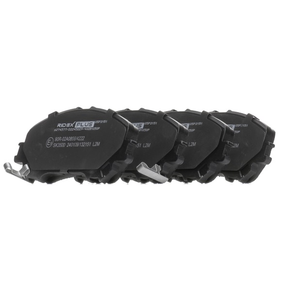 Bremsbeläge 402B1050P von RIDEX PLUS günstig für 27,05 € online kaufen