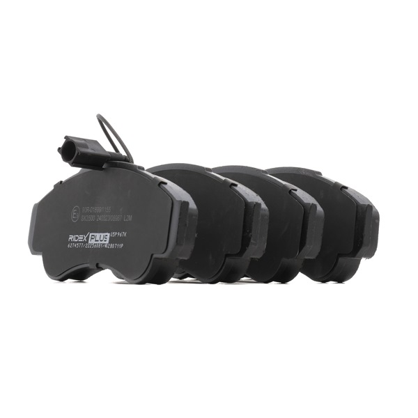 Bremsbeläge 402B0711P von RIDEX PLUS günstig für 31,05 € online kaufen