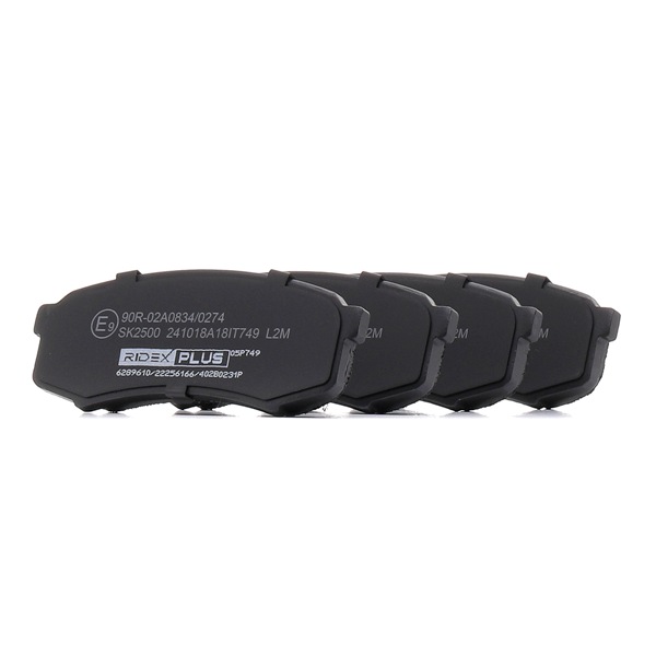 Compre Pastilhas de travão da RIDEX PLUS 402B0231P a um preço baixo por 21,34 €