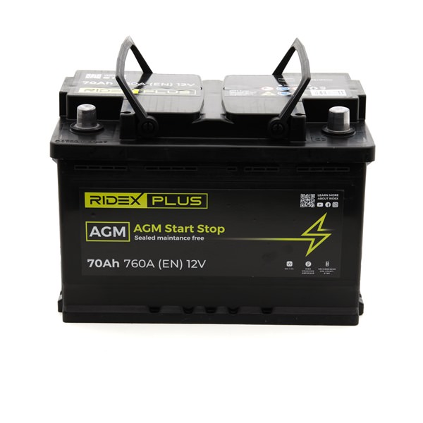 Køb Starterbatteri af RIDEX PLUS 1S0007P til den lave pris 1688,19 DKK