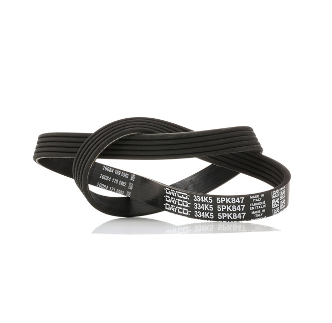 Compre Correia trapezoidal estriada da DAYCO 5PK847 a um preço baixo por 9,74 €