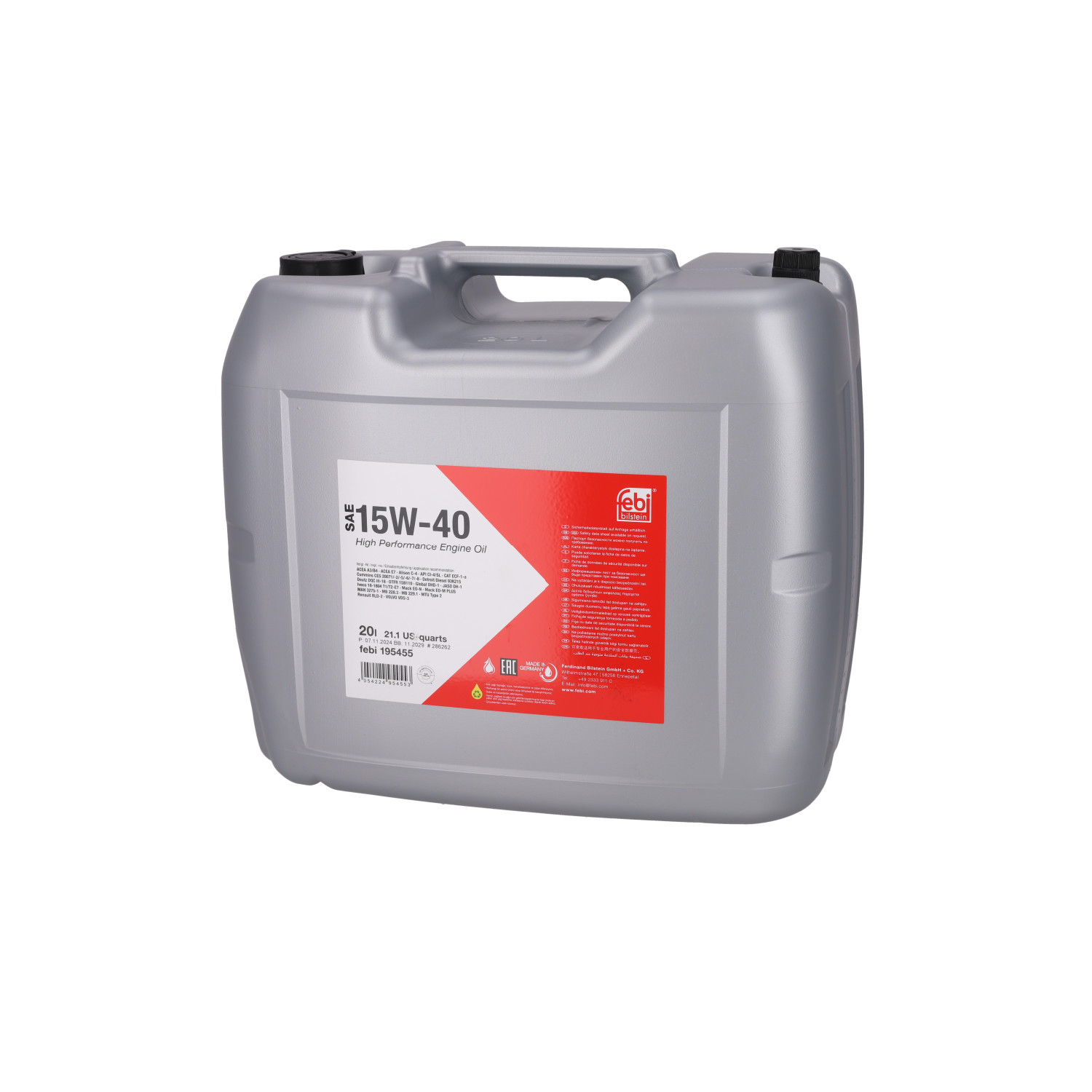 Acquista Olio motore da FEBI BILSTEIN 195455 a buon mercato per soli 167,89 €