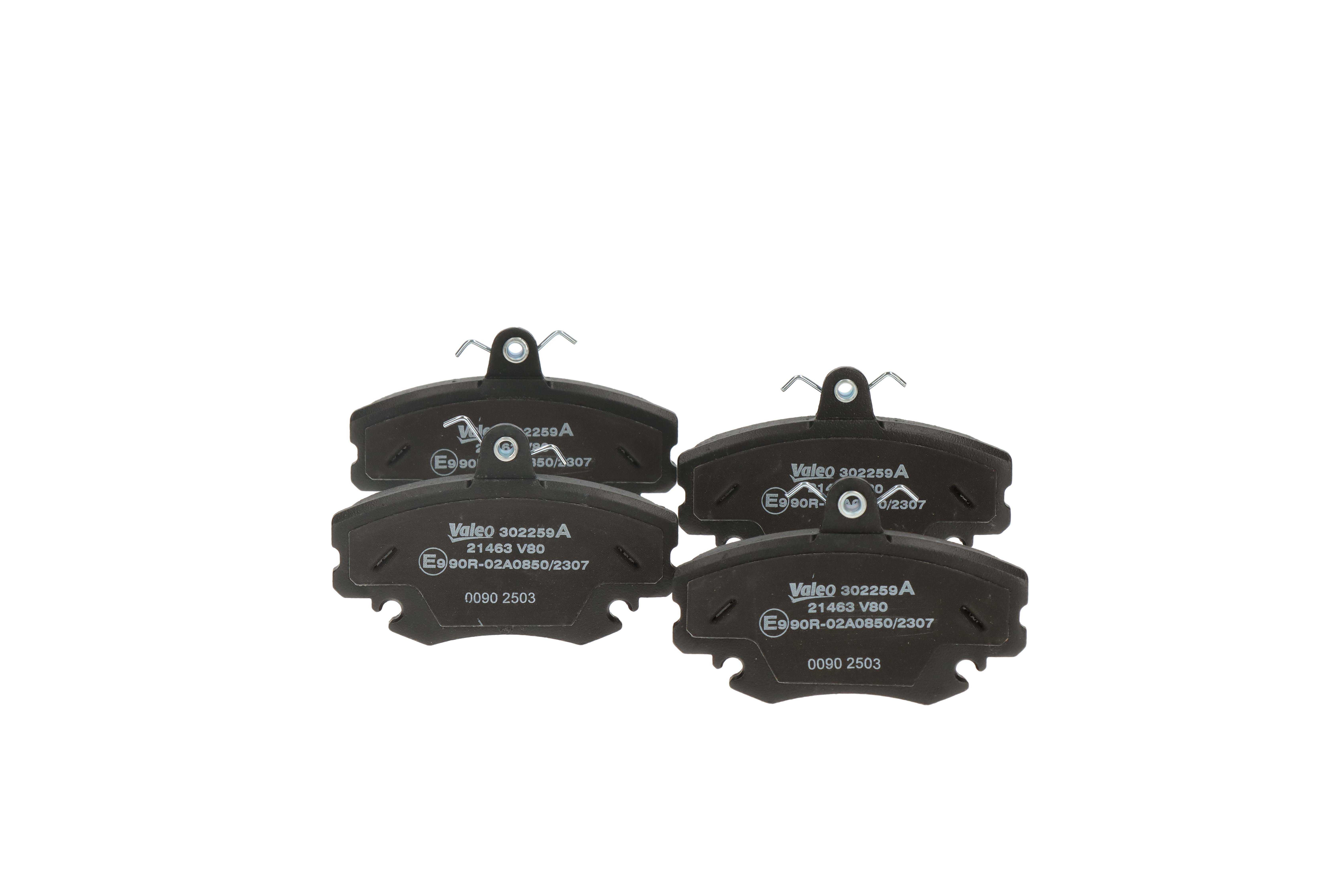 VALEO 302259A Bromsbelägg DACIA SANDERO 1.5 65 hk Diesel