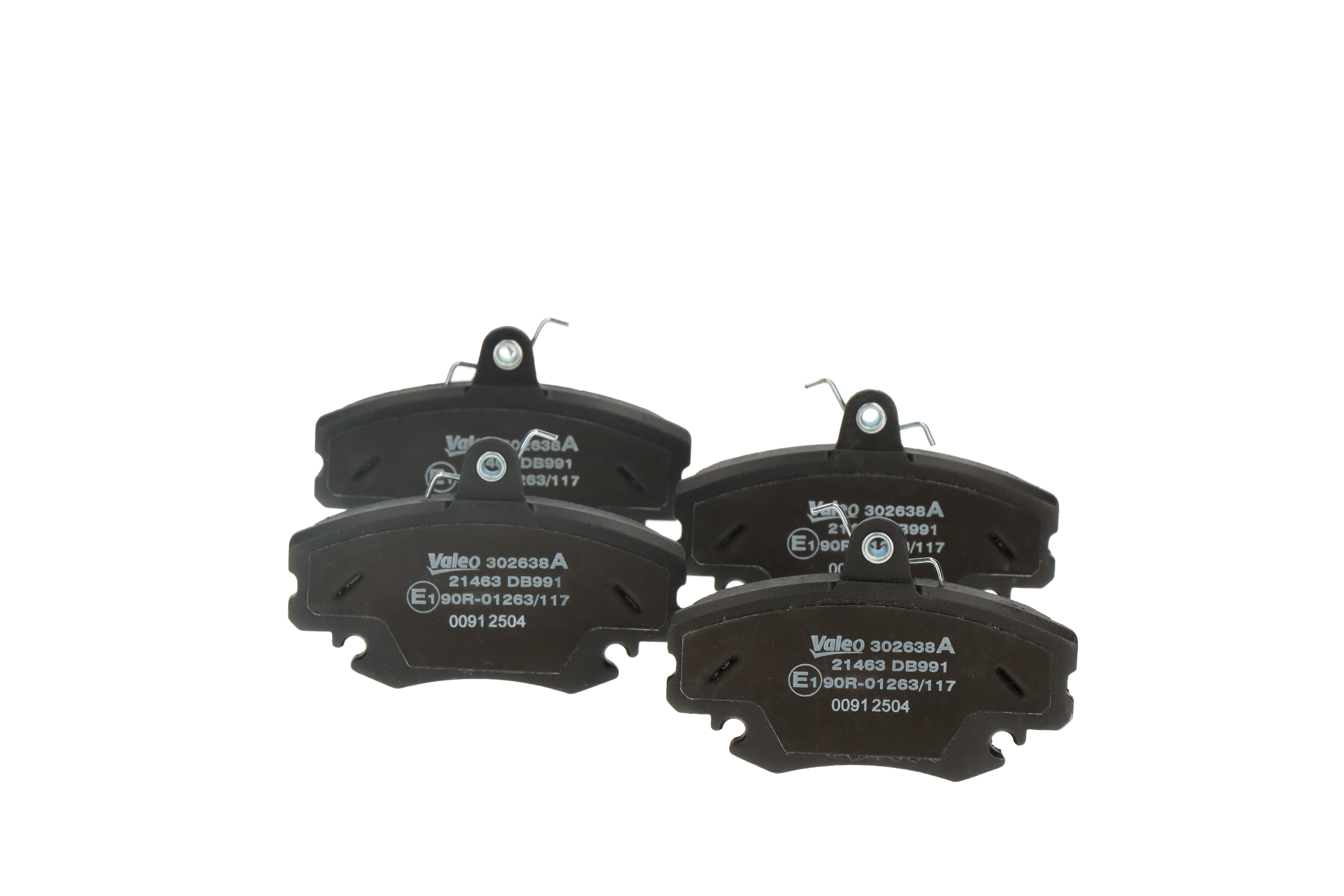 VALEO 302638A Bromsbelägg DACIA SANDERO 1.5 65 hk Diesel