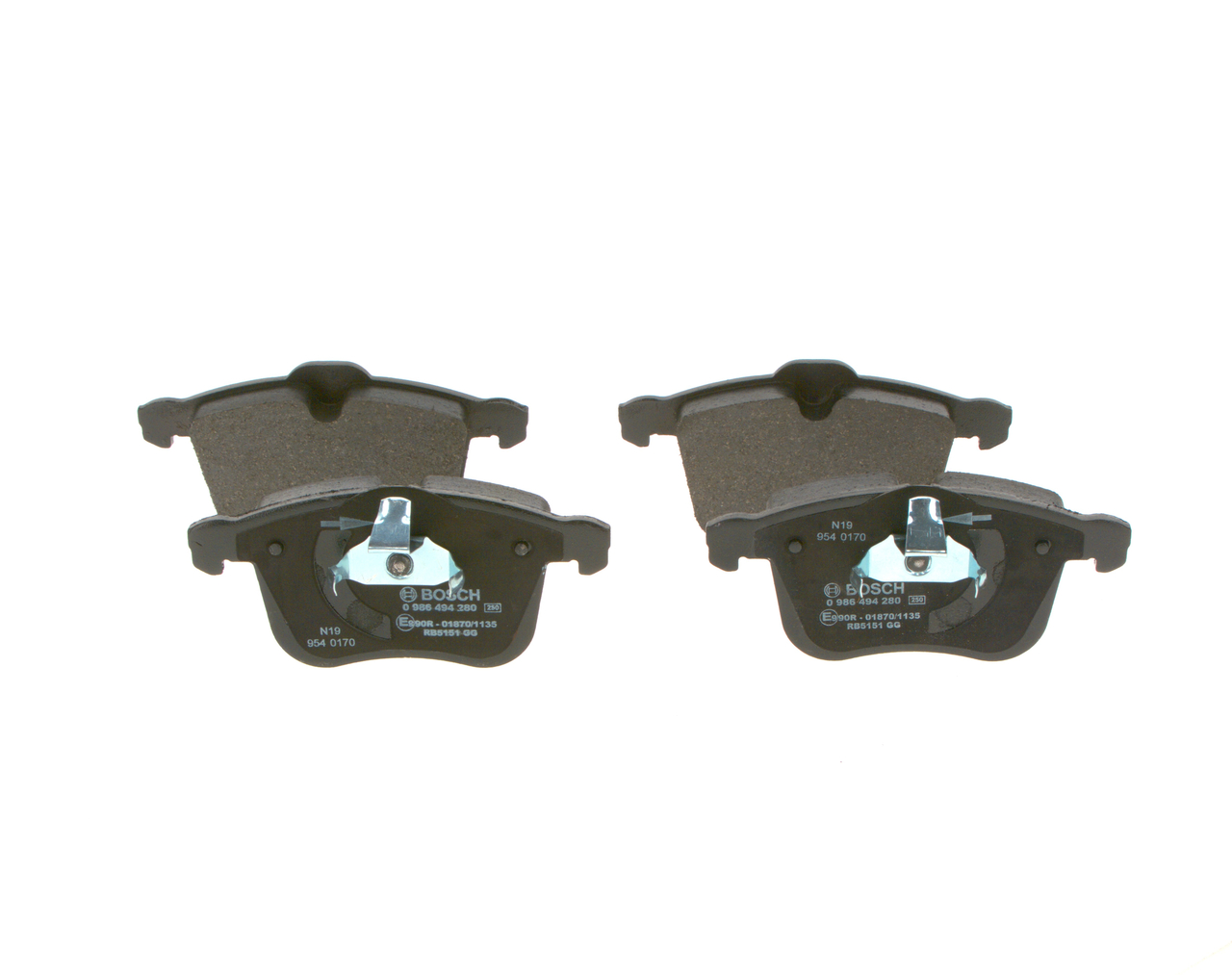 Acquista online BOSCH Kit pastiglie freni Art.: 0 986 494 280