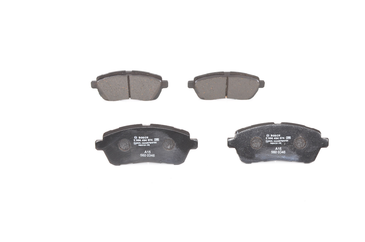 Compre Pastilhas de travão da BOSCH 0 986 494 574 a um preço baixo por 25,83 €
