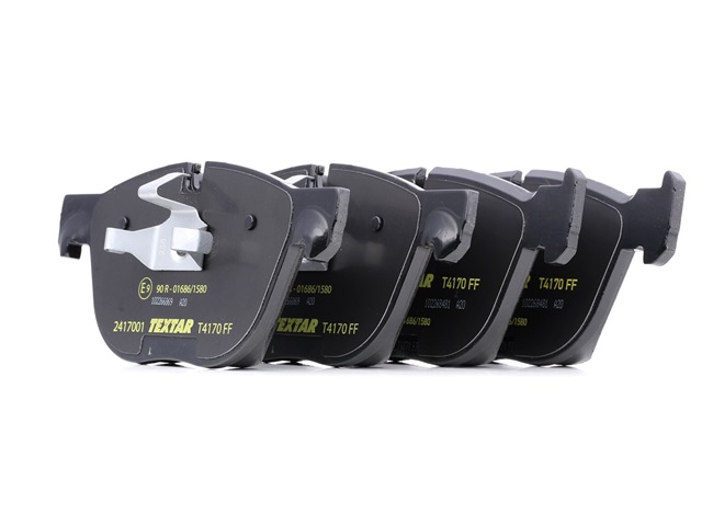 TEXTAR 2417001 Bromsbelägg BMW X6 (F16, F86) 2.0 245 hk Bensinmotor