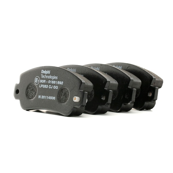 Compre Pastilhas de travão da DELPHI LP353 a um preço baixo por 12,07 €