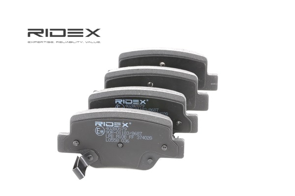 Acquista online RIDEX Kit pastiglie freni Art.: 402B0579