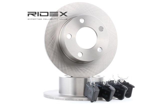 Comprar Kit de discos de freno y pastillas de RIDEX 3405B0004 a bajo precio de 51,80 €