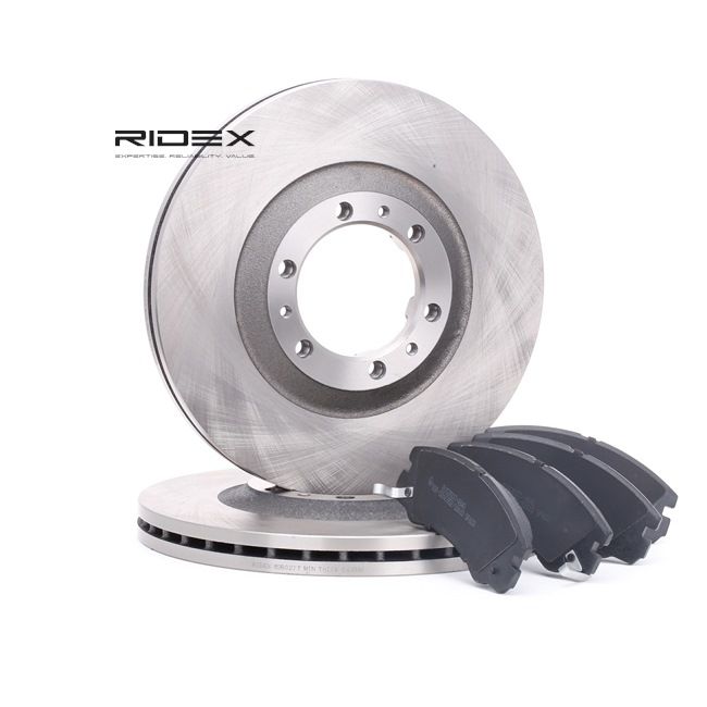 Comprar Kit de discos de freno y pastillas de RIDEX 3405B0142 a bajo precio de 65,48 €