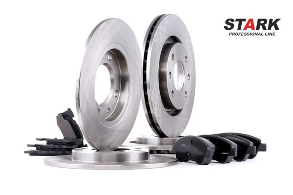 Comprar Kit de discos de freno y pastillas de STARK SKBK-1090301 a bajo precio de 123,60 €