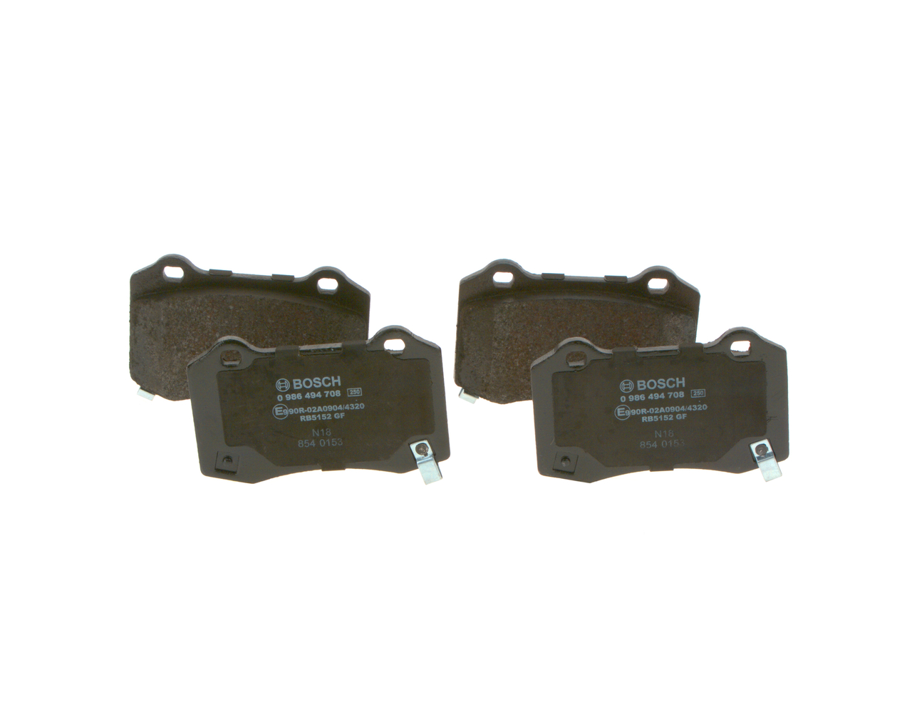 Compre Pastilhas de travão da BOSCH 0 986 494 708 a um preço baixo por 56,55 €
