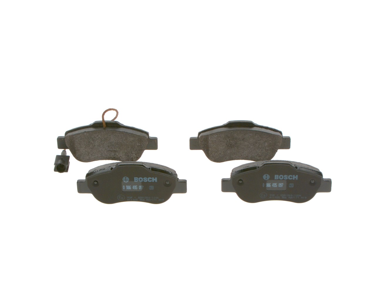 Acquista online BOSCH Kit pastiglie freni Art.: 0 986 495 097