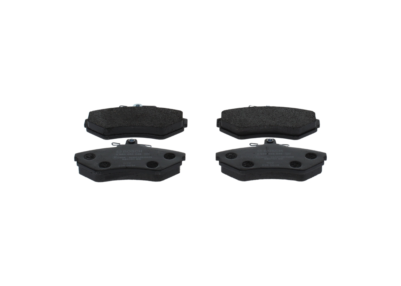 Acquista online BOSCH Kit pastiglie freni Art.: 0 986 495 246