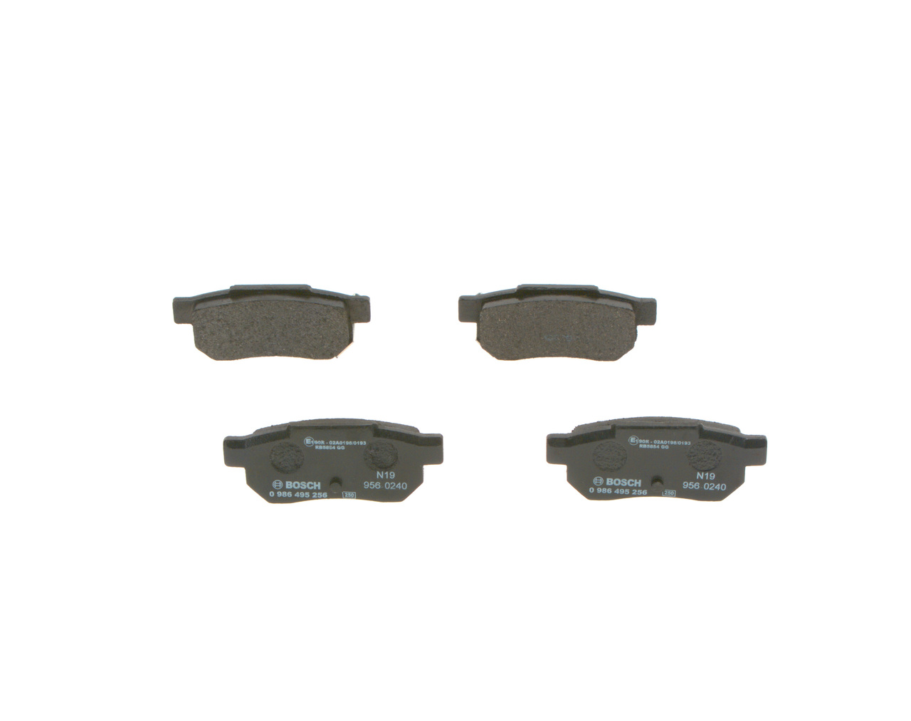 Compre Pastilhas de travão da BOSCH 0 986 495 256 a um preço baixo por 19,56 €
