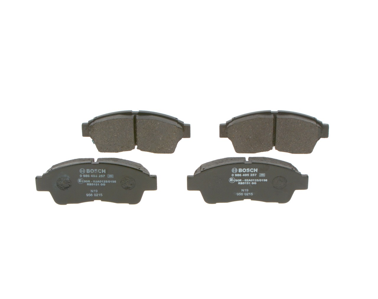 Bremsbeläge 0 986 495 257 von BOSCH günstig für 28,19 € online kaufen