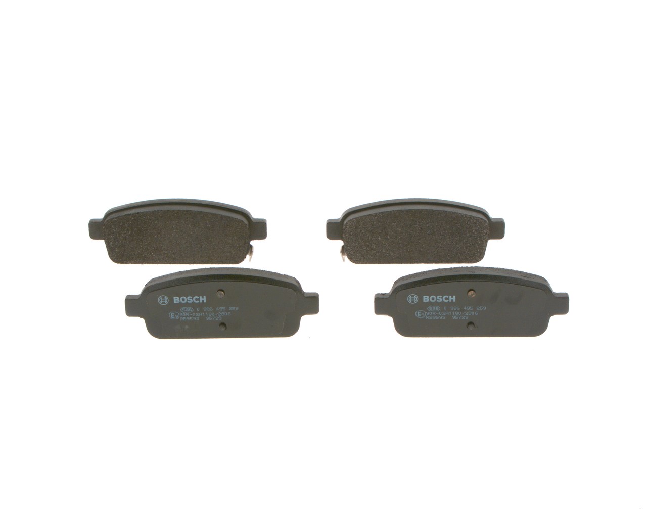 Acquista online BOSCH Kit pastiglie freni Art.: 0 986 495 259