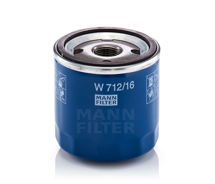 Köp Oljefilter av MANN-FILTER W 712/16 till det låga priset 125,37 kr