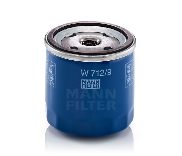 Köp Oljefilter av MANN-FILTER W 712/9 till det låga priset 129,35 kr