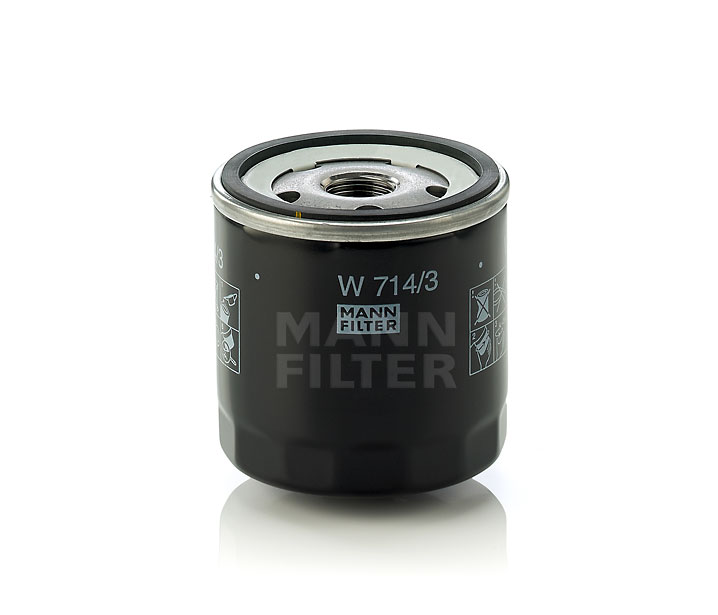 Köp Oljefilter av MANN-FILTER W 714/3 till det låga priset 131,88 kr