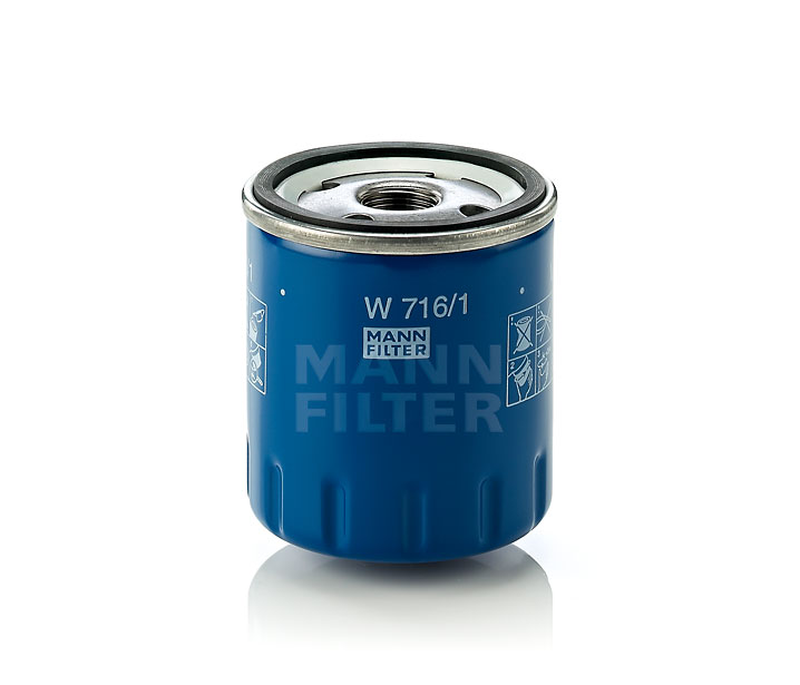 Köp Oljefilter av MANN-FILTER W 716/1 till det låga priset 151,62 kr