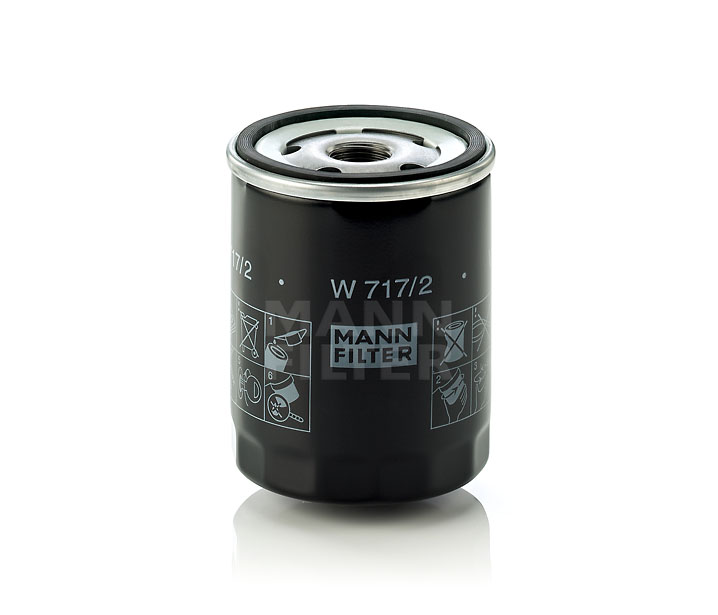Köp Oljefilter av MANN-FILTER W 717/2 till det låga priset 214,29 kr