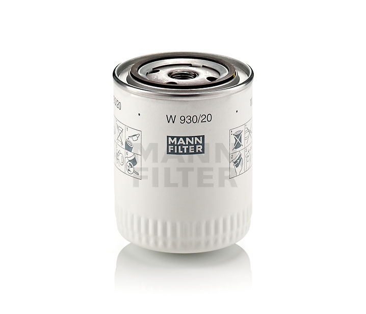 Köp Oljefilter av MANN-FILTER W 930/20 till det låga priset 132,27 kr