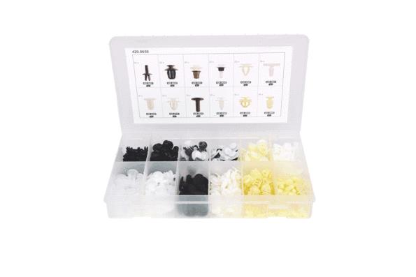 Achetez des Kit de clip de fixation, carrosserie KS TOOLS 420.0650 à prix pour 57,70 €